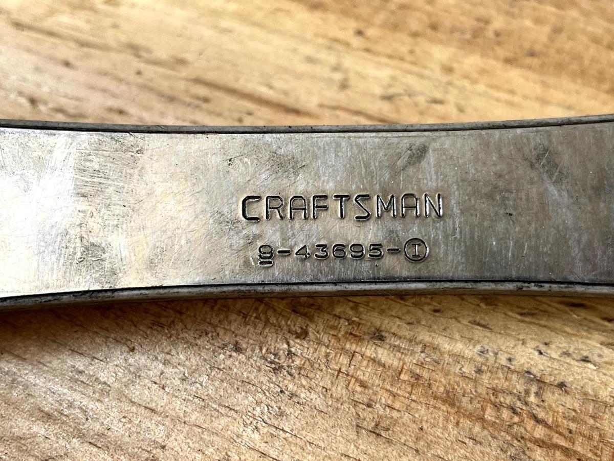 Used Vintage - Sears / Craftsman - 9-43695 - Ratchet Wrench - 17mm & 19mm - 12 Point