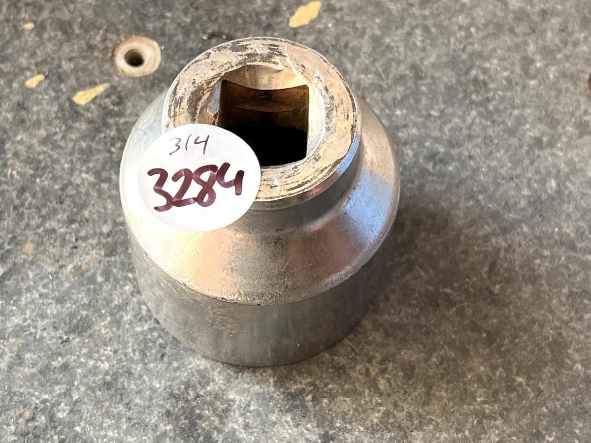 Used 12-Point Chrome SAE 2" Socket with 3/4" Drive