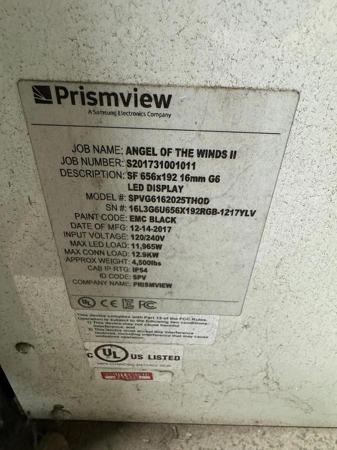 Samsung PRISMVIEW LED Wall 50' x 10' tall NEW NEVER INSTALLED.