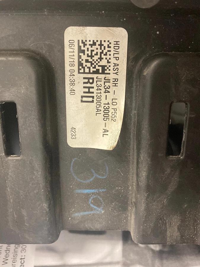 Used 2018+ Ford F-150 OEM Halogen Headlights RH