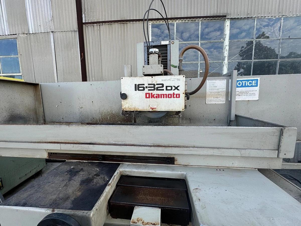 Used Okamoto ACC-1632DX, , AUTO IDF, 3X AUTO FEEDS, SURFACE GRINDER,