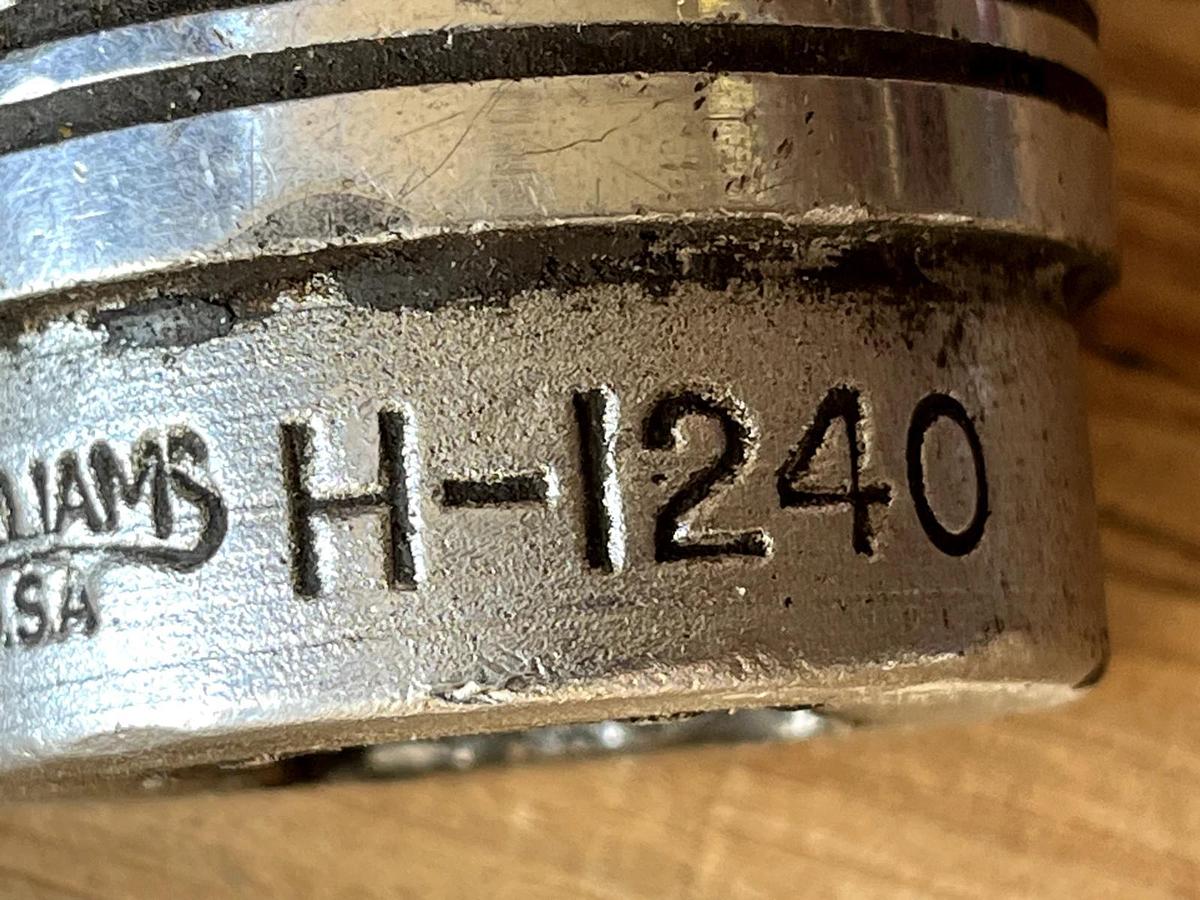 Used Williams H1240 1-1/4" Socket 3/4" Drive 12 Point