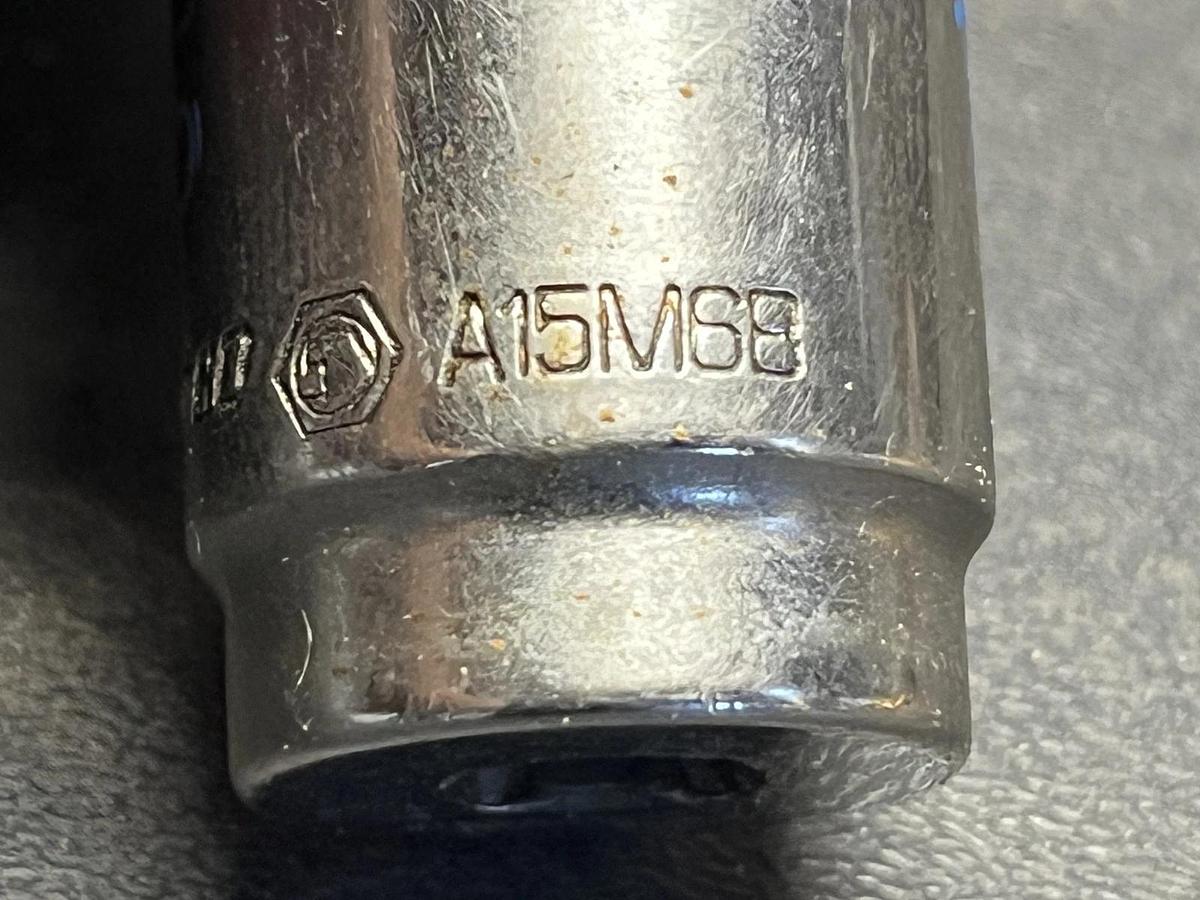 Used MATCO Tools USA A15MS8 15MM Metric 3/8" Dr.  Socket