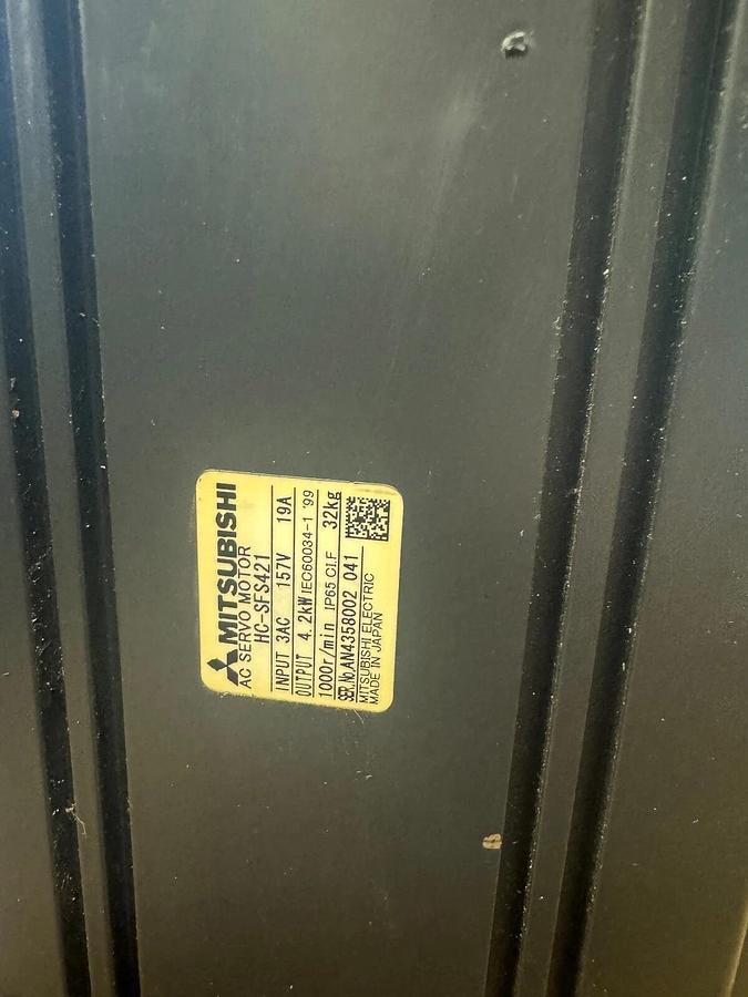 Used Mitsubishi HC-SFS421 Servo Motor
