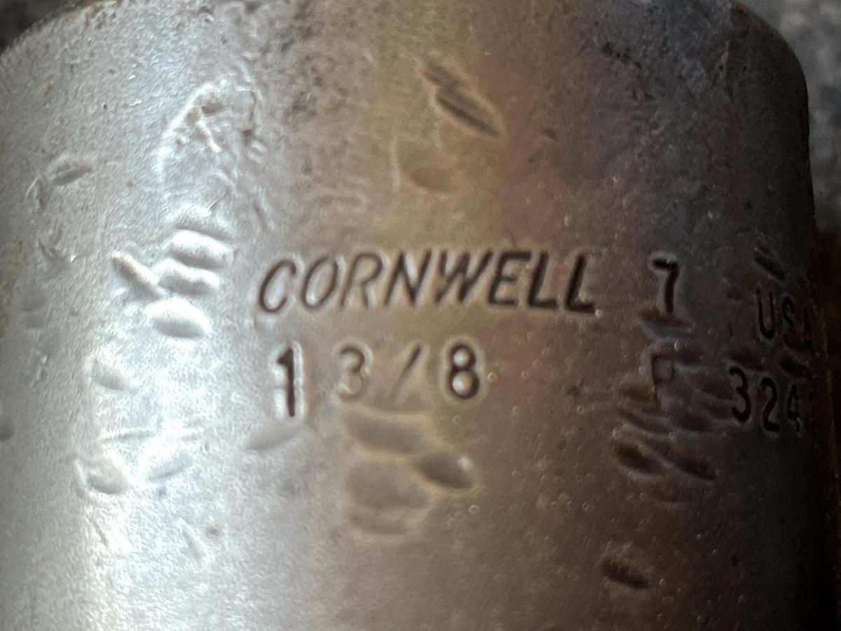 Used CORNWELL TOOLS P3244 - 1-3/8" SOCKET 1/2" DRIVE 6 POINT MADE IN USA TOOL