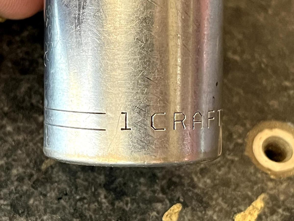 Used Craftsman 1" Socket 12pt Point 1/2" Drive V Series