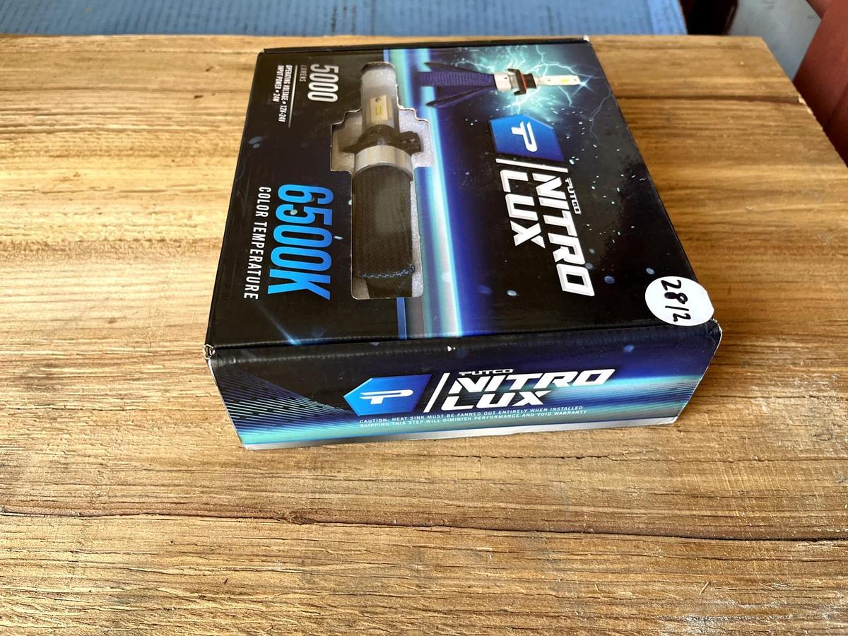 Used Putco 700016 Set of 2 Nitro-Lux H16 5000LM White Replacement Headlight Bulbs