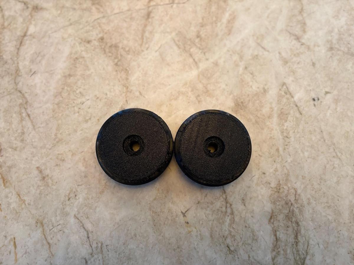 Used Upgrade caster wheels for Razor Crazy cart Max fit non-shattering Pair  BLACK