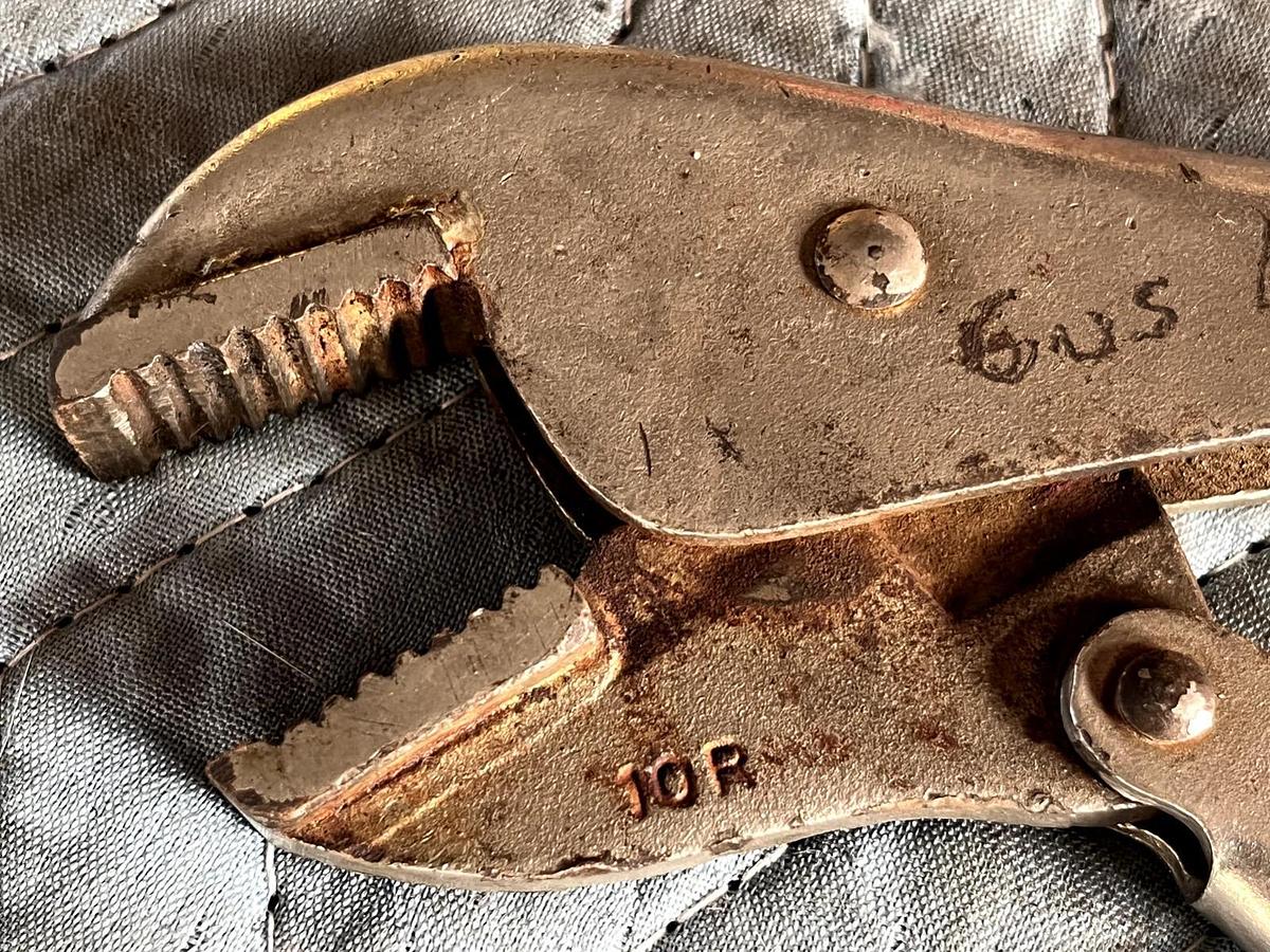 Used Vintage No. 10R PETERSON-DEWITT MFG. CO. VISE-GRIP Locking Pliers USA MADE