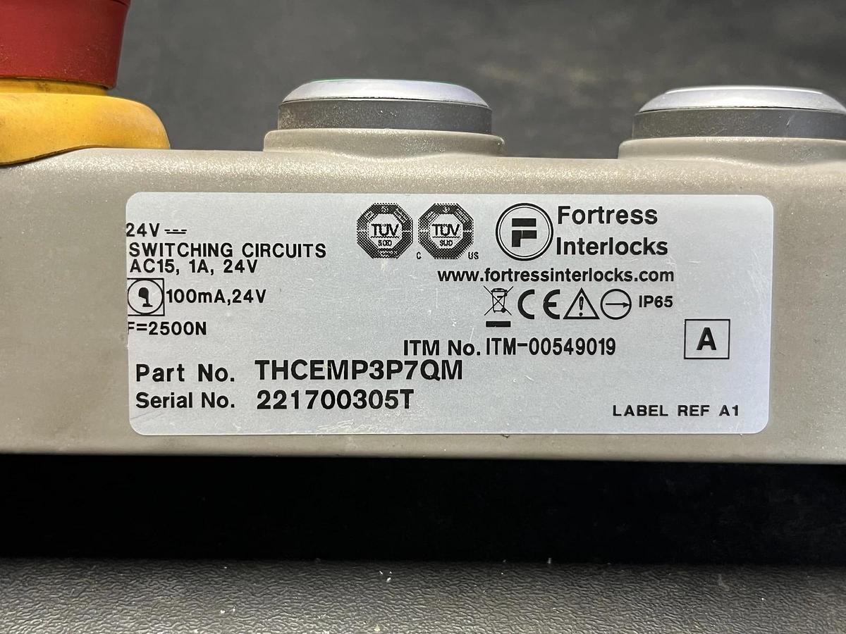 Used Fortress Interlocks Switch No: THCEMP3P7QM