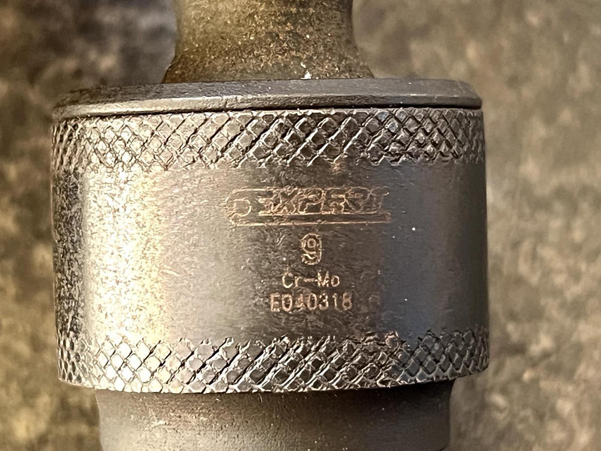 Used Expert By MAC Tools USA E040318 9mm 3/8” Dr. 6 Pt long Impact Socket