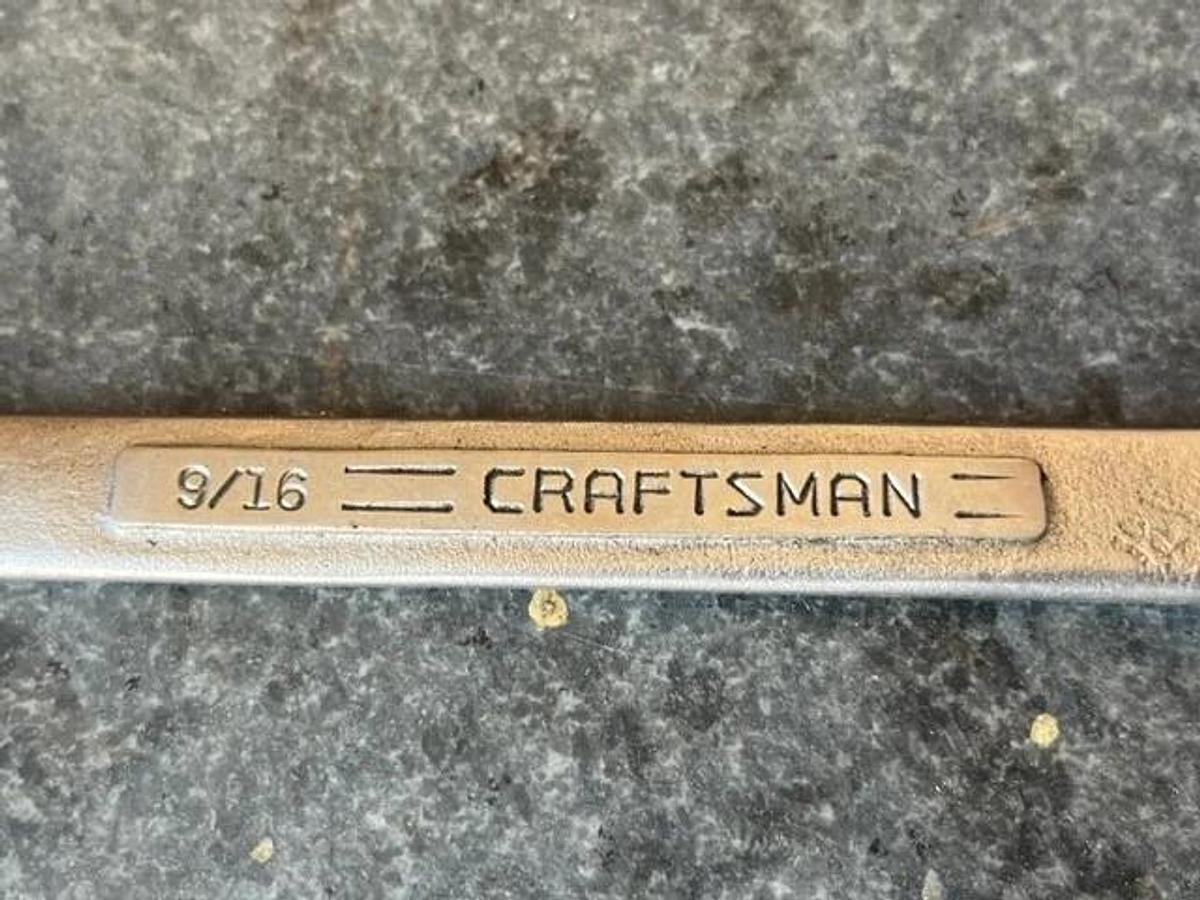 Used Craftsman Combination Wrench 9/16in.  12 Point  44696  -VV-