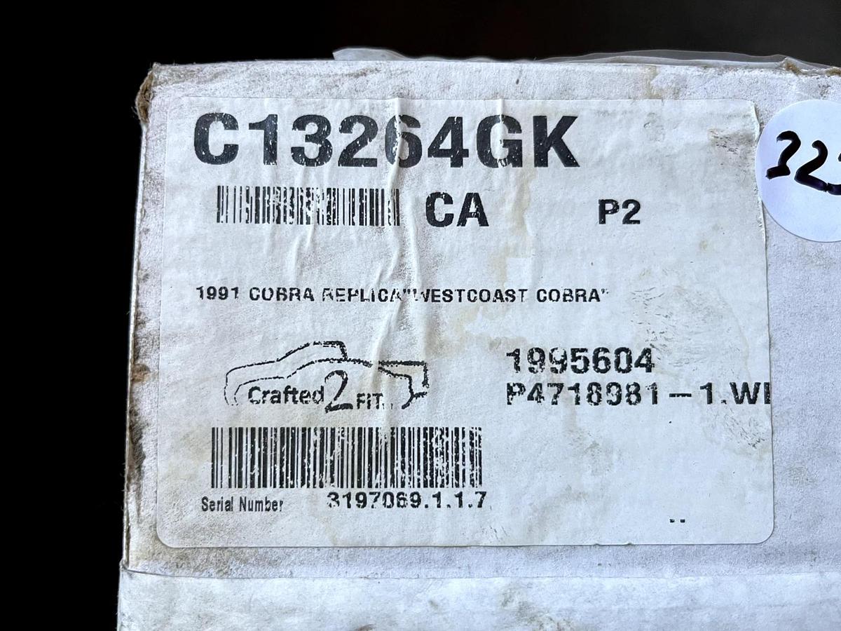 Used California Car Cover Fits Cobra Kit Car.  Never Opened