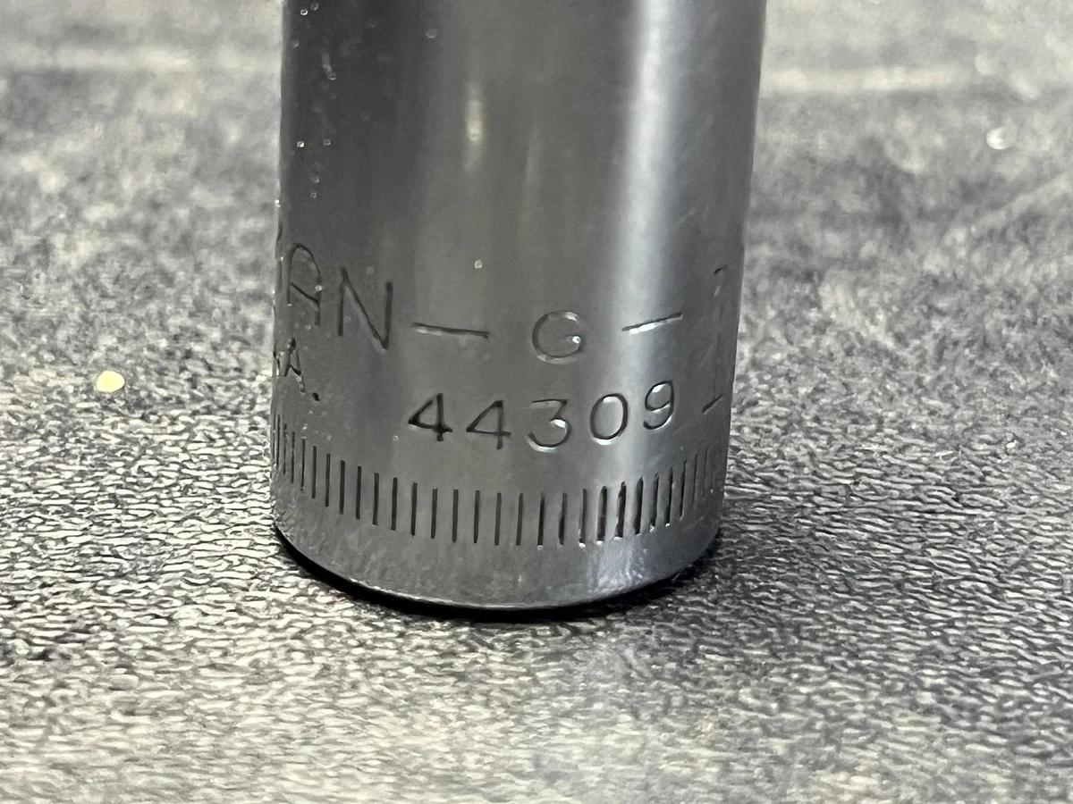 Used Craftsman USA 11mm 12 Point 3/8" Drive Shallow Socket 44309 G Series