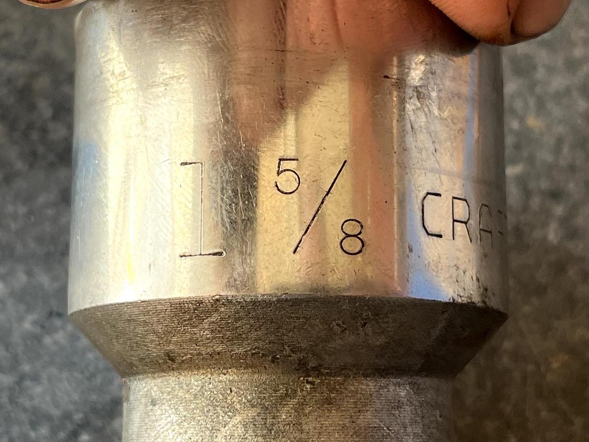 Used CRAFTSMAN USA 3/4" DRIVE 1-5/8"  SHALLOW SOCKET V-47783 12-PT.