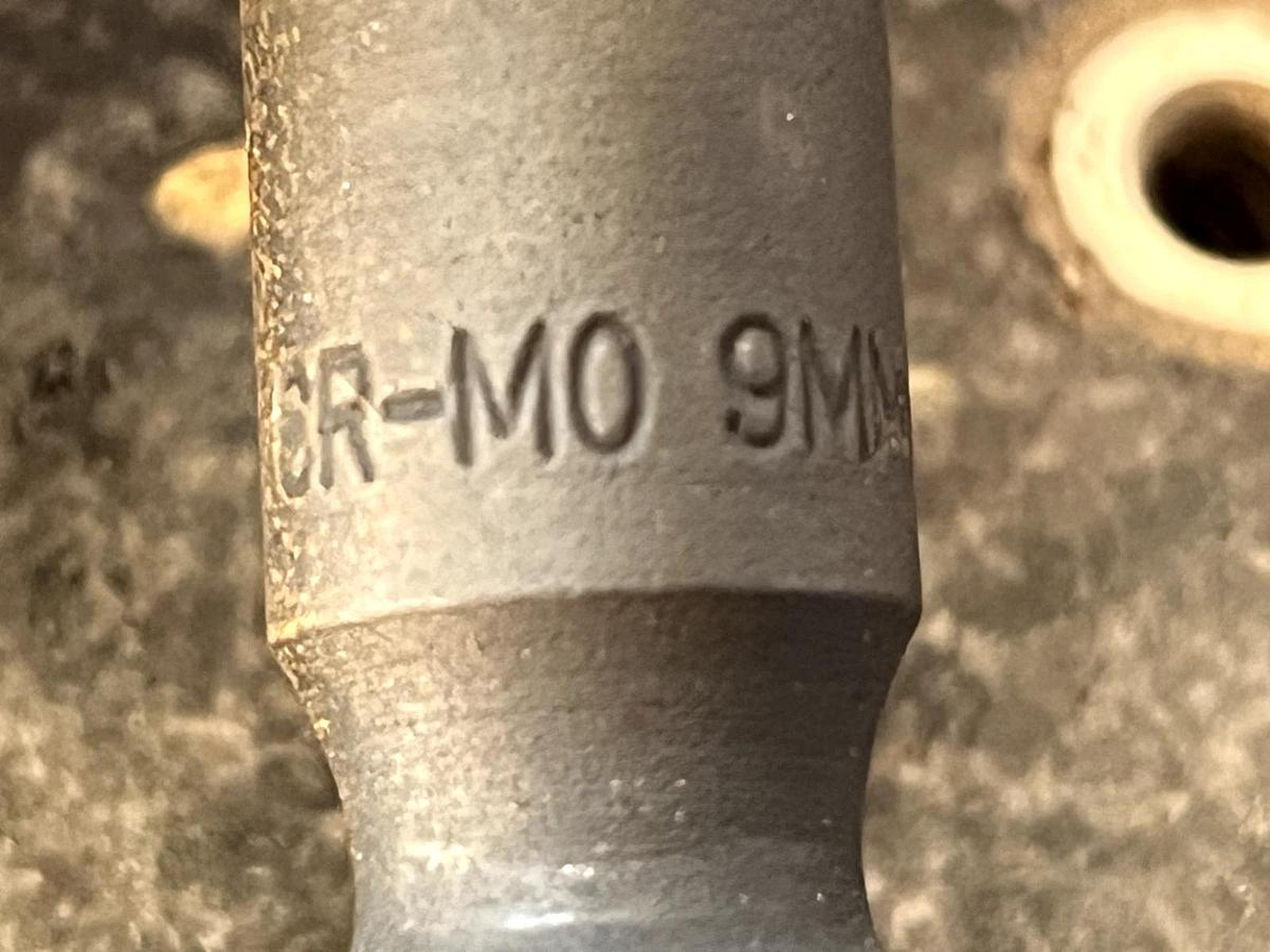 Used Expert By MAC Tools USA E040318 9mm 3/8” Dr. 6 Pt long Impact Socket