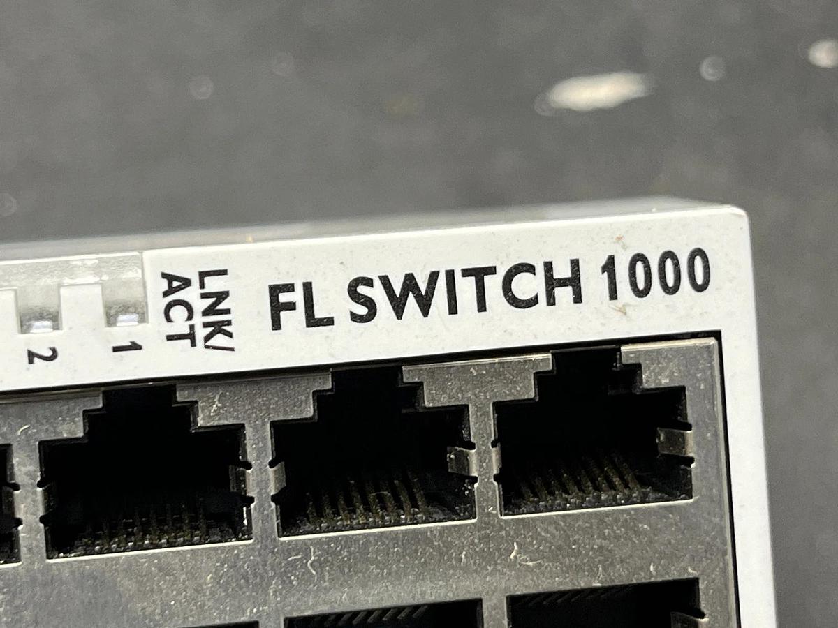 Used PHOENIX CONTACT FL SWITCH 1016N / FLSWITCH1016N Ethernet Switch
