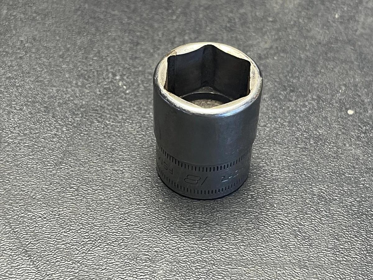 Used Snap On Tools FSM181 18mm Metric Flank Drive Shallow Socket 3/8" Drive 6 Point