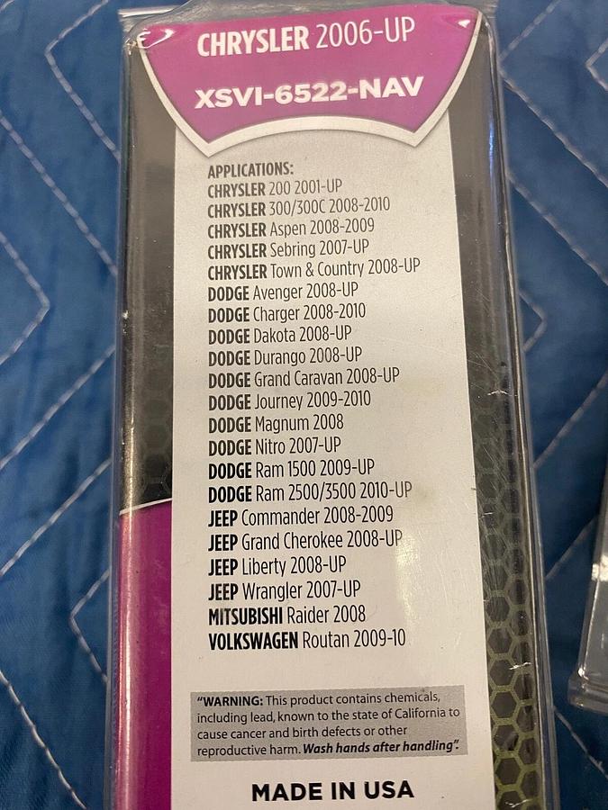 Used Axxess XSVI-6522-NAV Data Interface for Chrysler 2006 and up