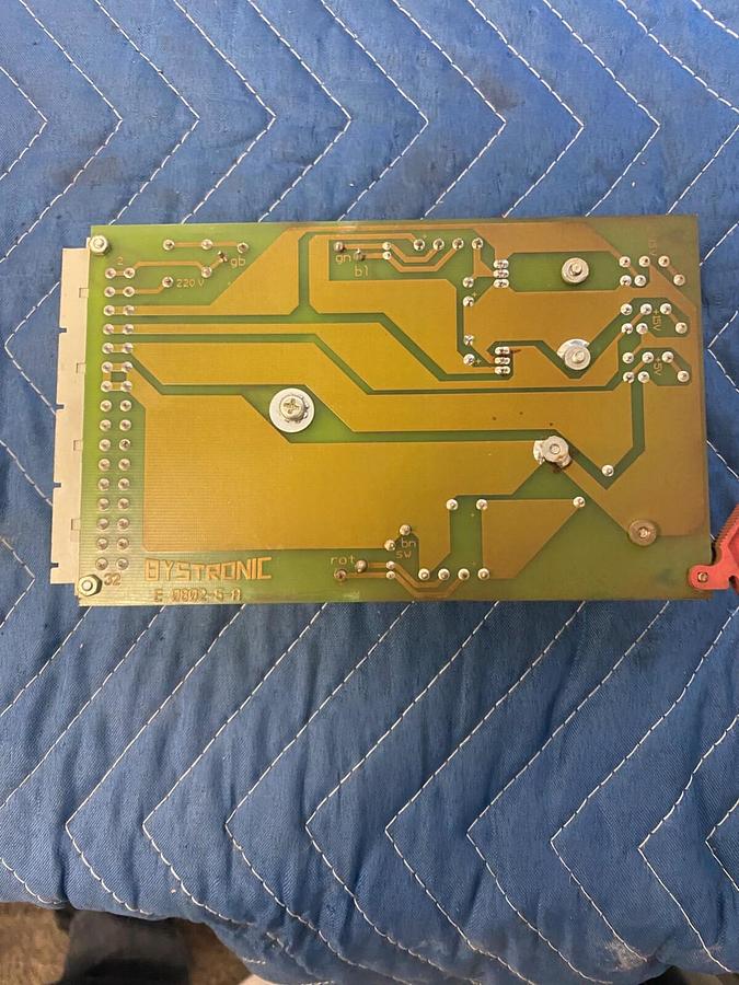 Used ByStronic Power Supply Circuit Board E-0802-5-A BYSTRONIC E08025A