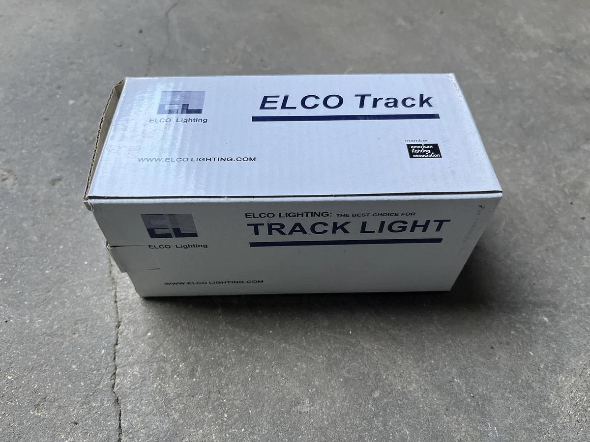 Used Elco ET1628 Garda 5"H Track Head for H-Track Systems, Black
