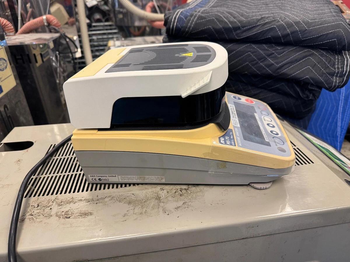 Used A&D A & D AND MS-70 Moisture Analyzer