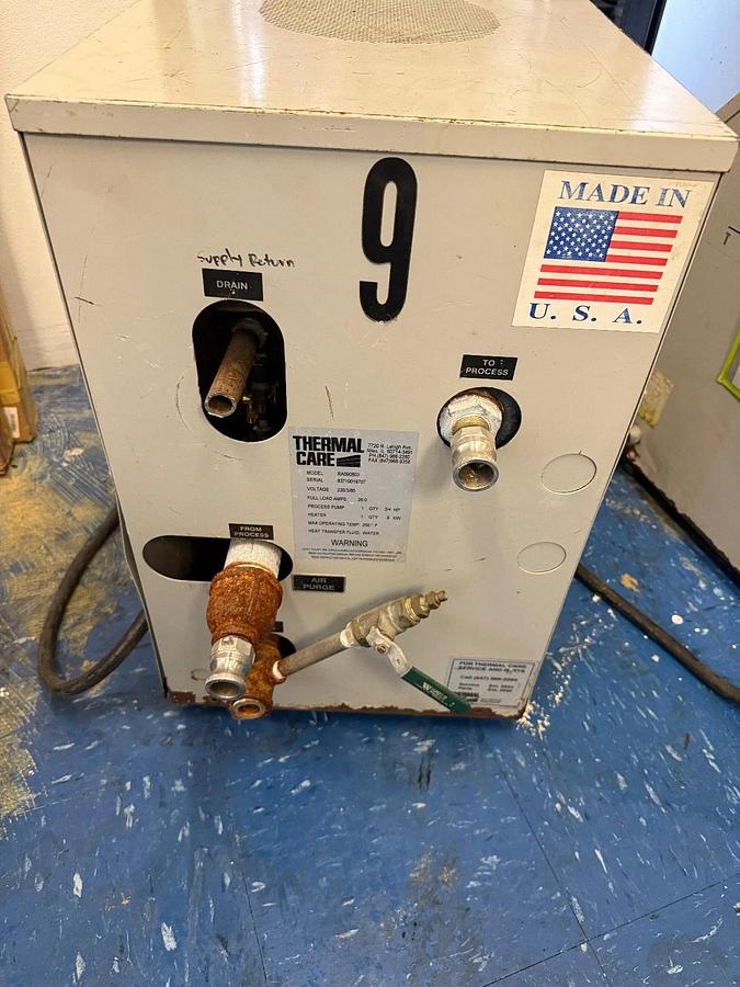 Used Thermal Care Aqua Therm RA Chiller S/N: 83710019707