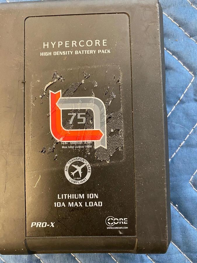 Used GENUINE Core HYPERCORE HIGH DENSITY BATTERY PACK 14.8V 5500mAh 148W PRO-X