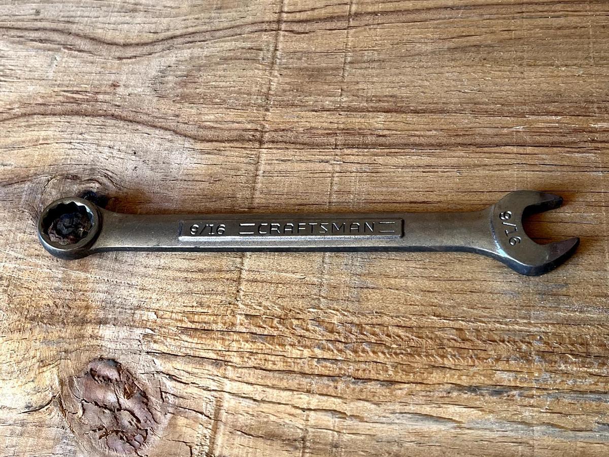 Used Craftsman Combination Wrench 9/16in.  12 Point  44696  -VV-