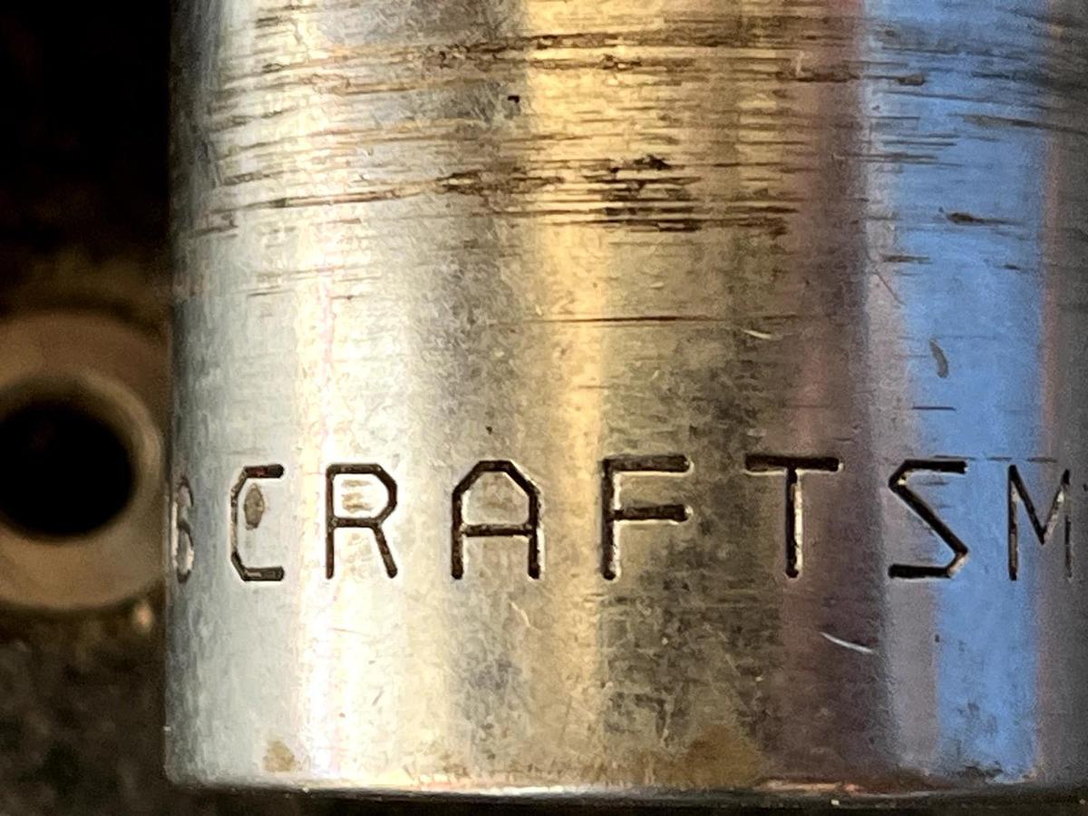 Used Vintage Craftsman 13/16"  12 Point Socket 1/2" Drive G Series 47511 Made in USA