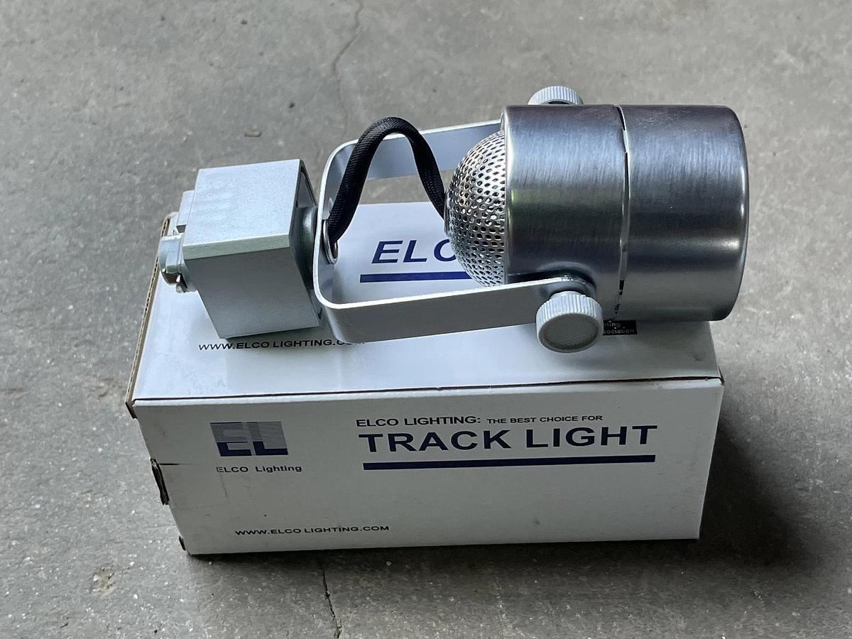 Used Elco ET1628W Garda 1-Light 5" High Track Head for H-Track Systems -N