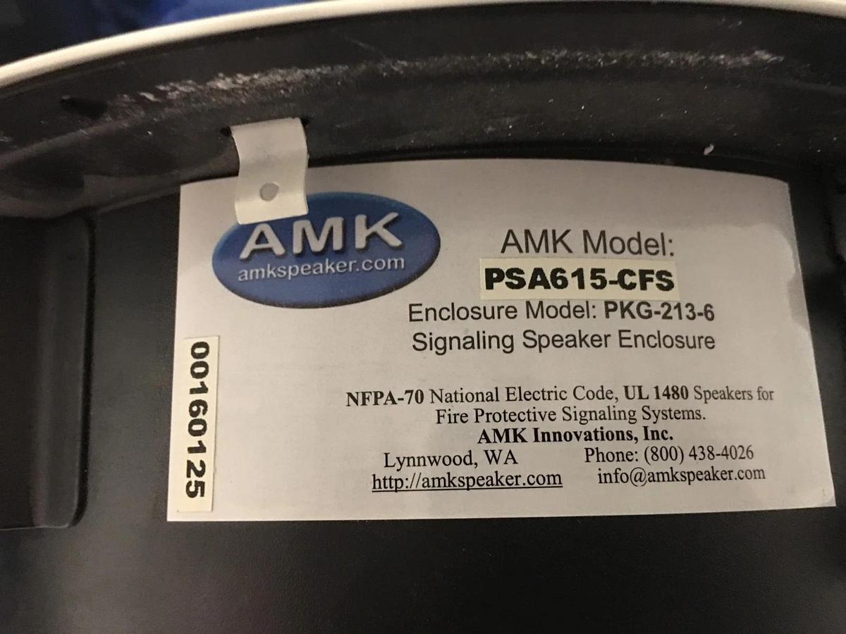 Used AMK Innovations PSA615-CFS AMK Slave Coaxial Ceiling Speakers