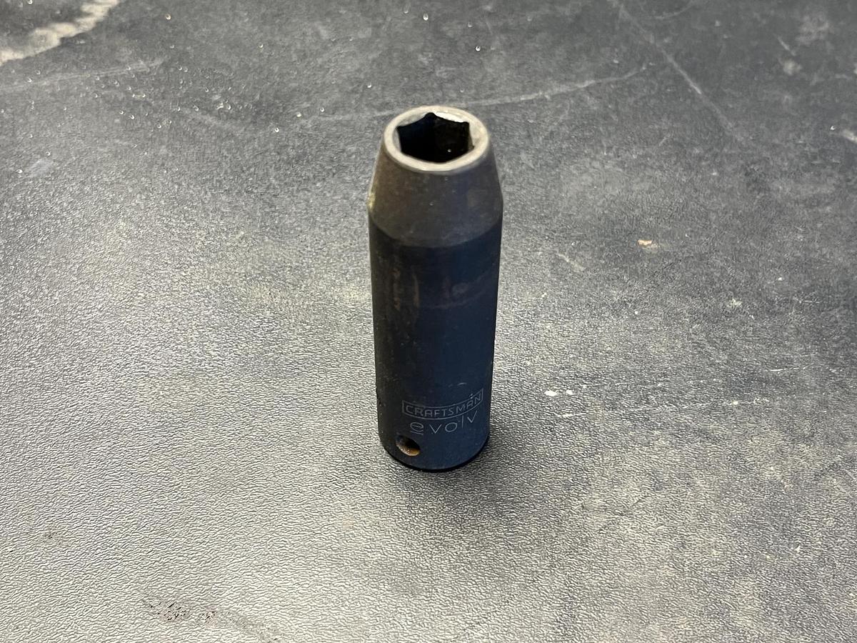Used Craftsman 12mm 6 Point Deep Socket 1/2” Drive 31453 Evolve Series