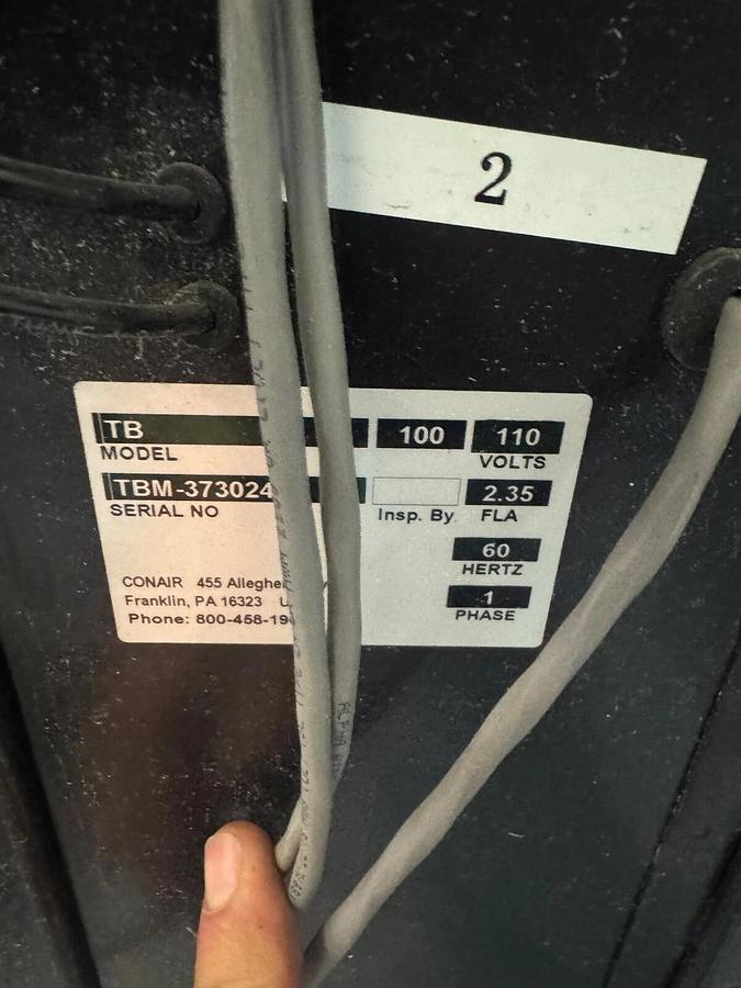 Used Conair TB-100 Trueblend Gravimetric Blender 115v-ac