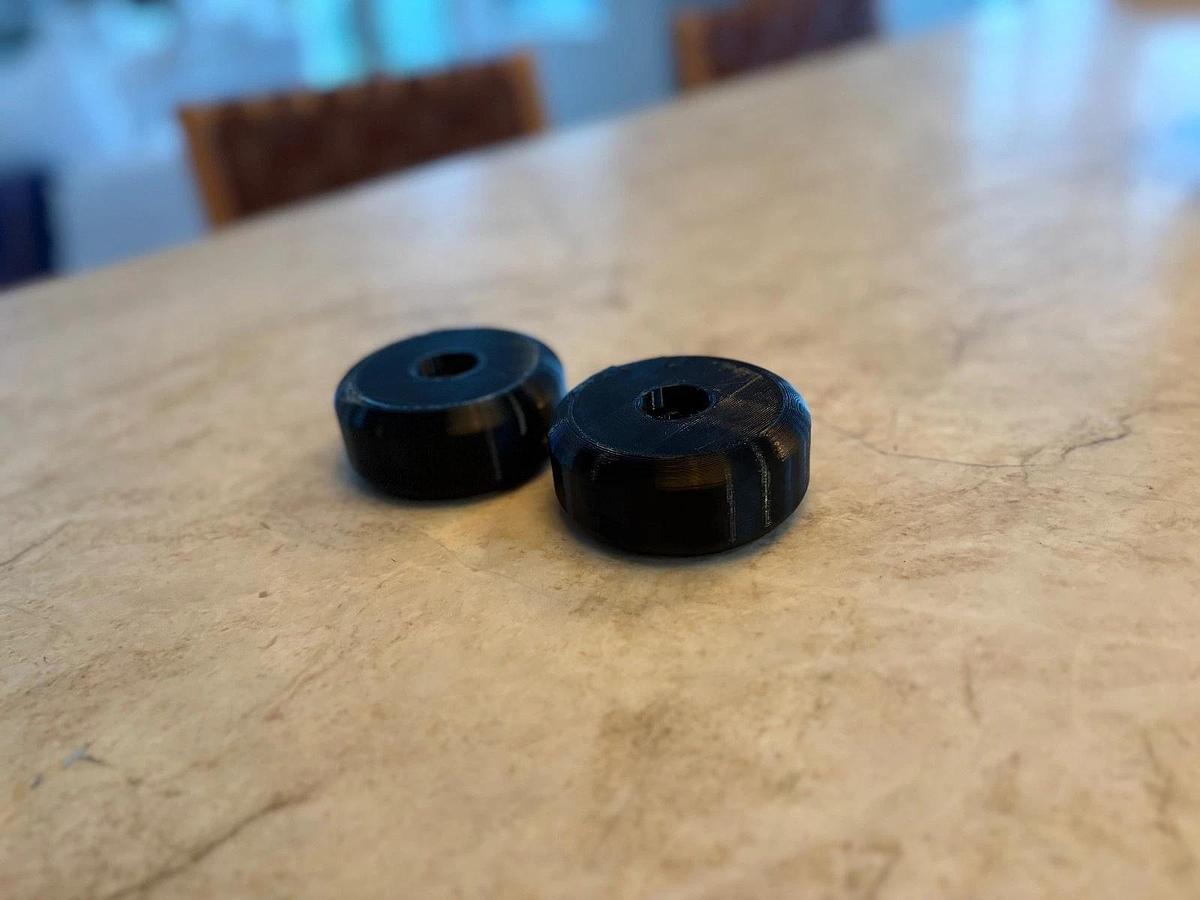 Used Upgrade caster wheels for Razor Crazy cart Max fit non-shattering Pair  BLACK