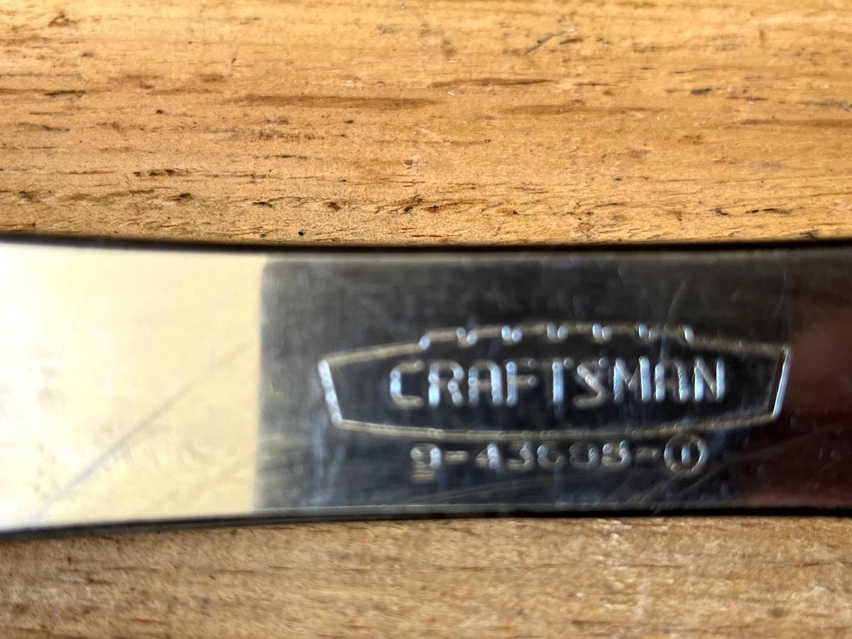 Used Craftsman 9-43685  I  USA Ratcheting Box Wrench 7/8 and 13/16 Vintage