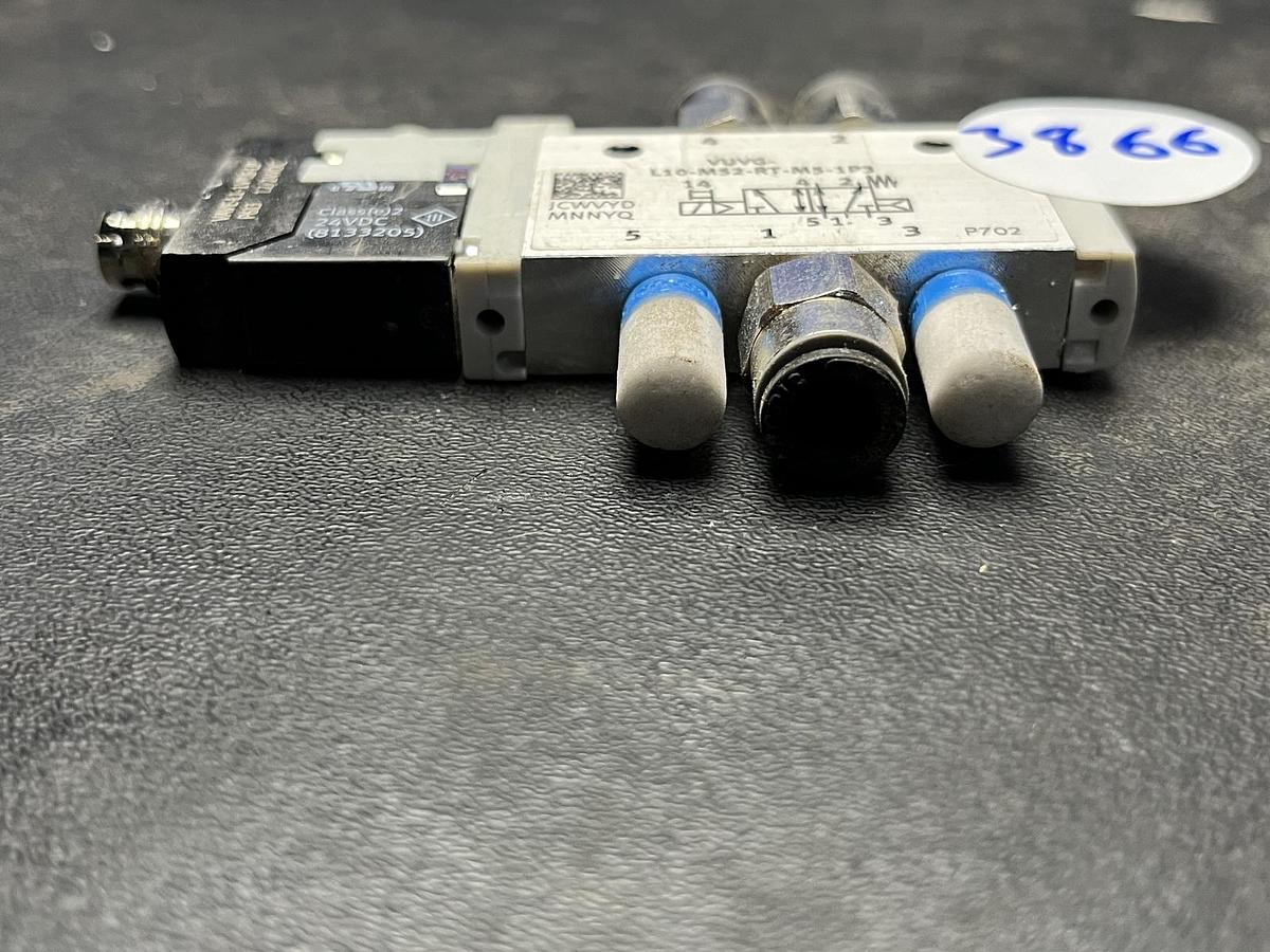 Used FESTO VUVG-L10-M52-RT-M5-1P3 566457 Solenoid Valve