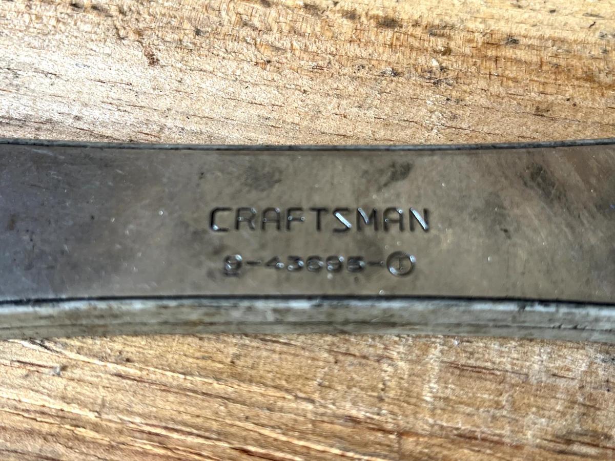 Used Vintage - Sears / Craftsman - 9-43695 - Ratchet Wrench - 17mm & 19mm - 12 Point