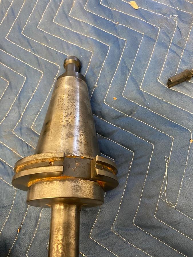 Used Spin Tru C50-37EM4 CAT50 3/8" End Mill Holder 2.5" Projection