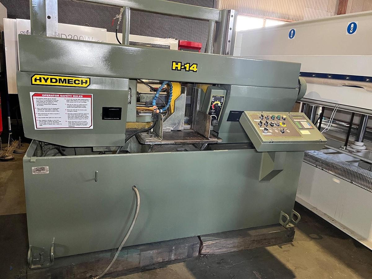 Used 14" X 14" HYD MECH H-14 HORIZONTAL BANDSAW: