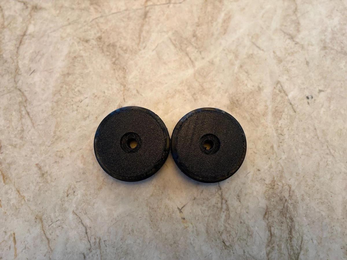 Used Upgrade caster wheels for Razor Crazy cart Max fit non-shattering Pair  BLACK