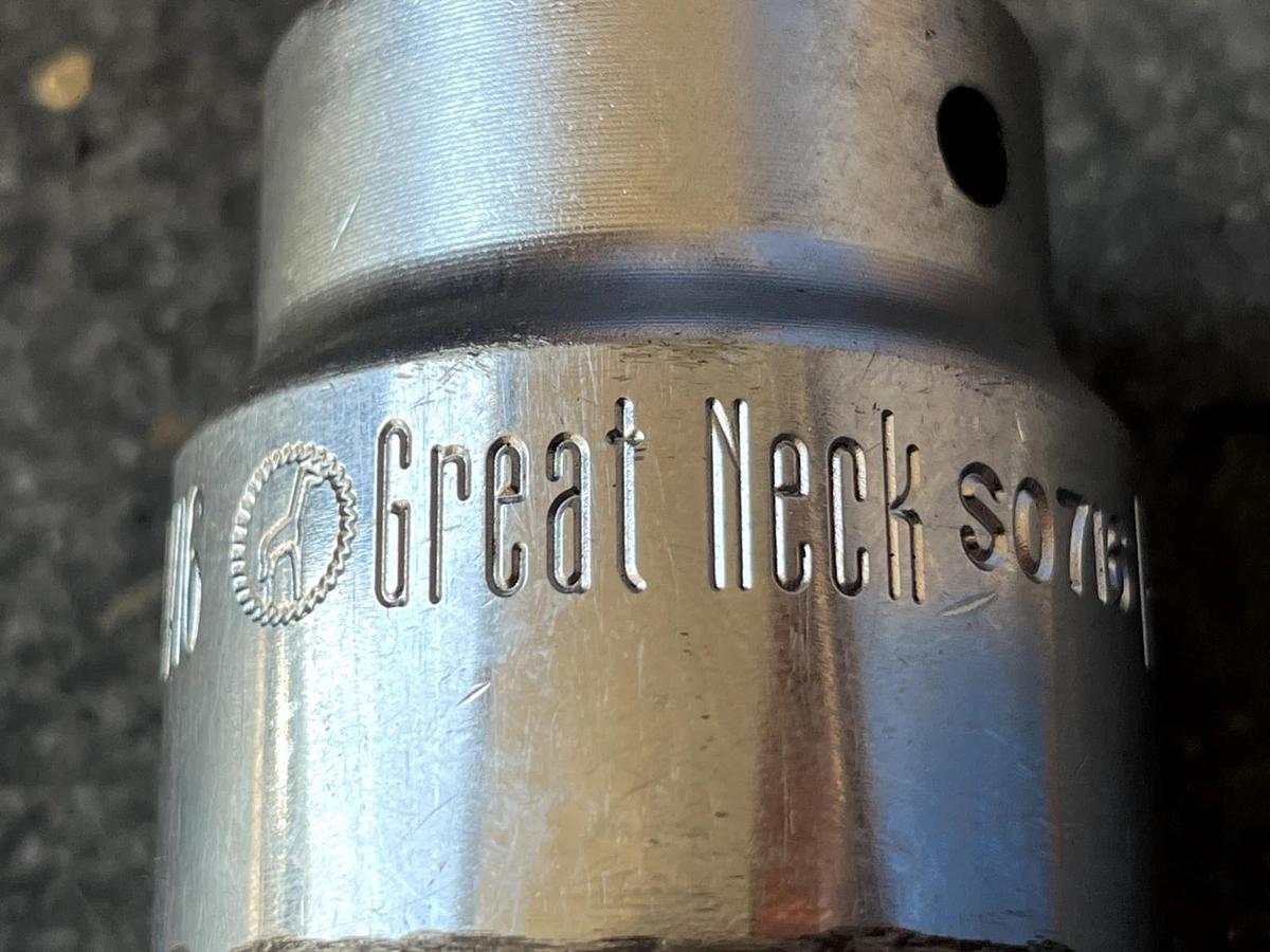 Used GreatNeck SO716  3/4 Drive 12 Pt. Socket-1 7/16” CR-V steel New