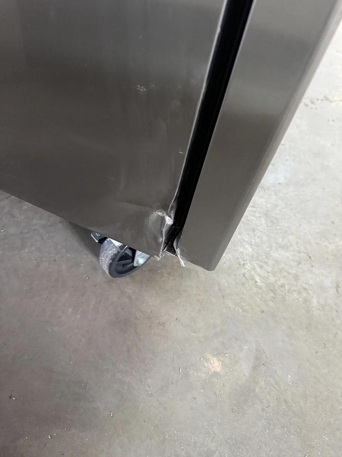 Blue Air BLPT72-HC 72" Three Section Sandwich Prep Table, 20.2 cu. ft.