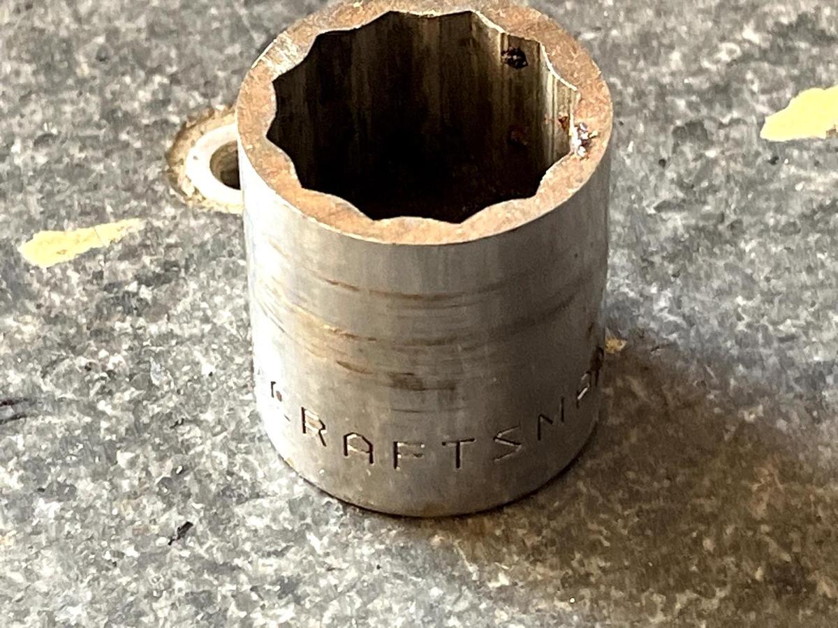 Used Vintage Craftsman 13/16"  12 Point Socket 1/2" Drive G Series 47511 Made in USA
