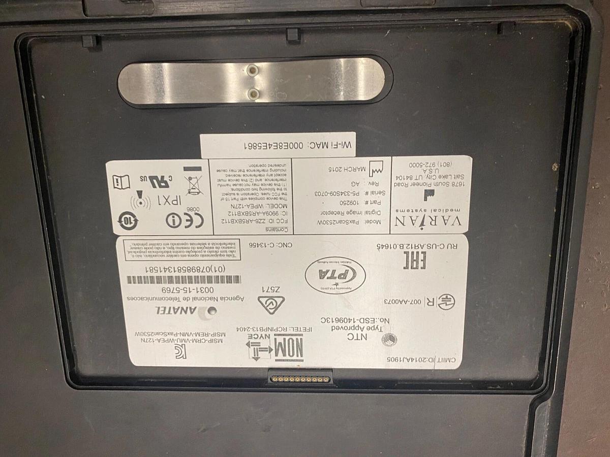 Used Paxscan 2530W Digital image Receptor panel Varian