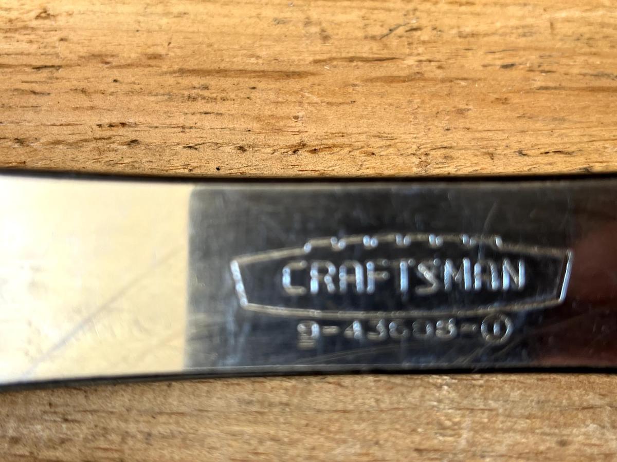 Used Craftsman 9-43685  I  USA Ratcheting Box Wrench 7/8 and 13/16 Vintage