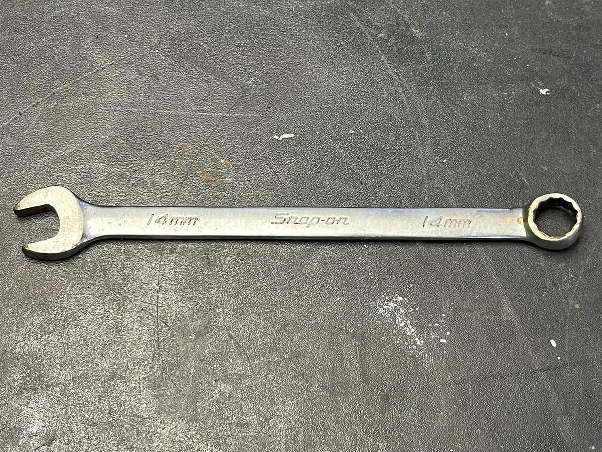 Used Snap On Tools OEXM14OB 14 MM USA Combination Wrench