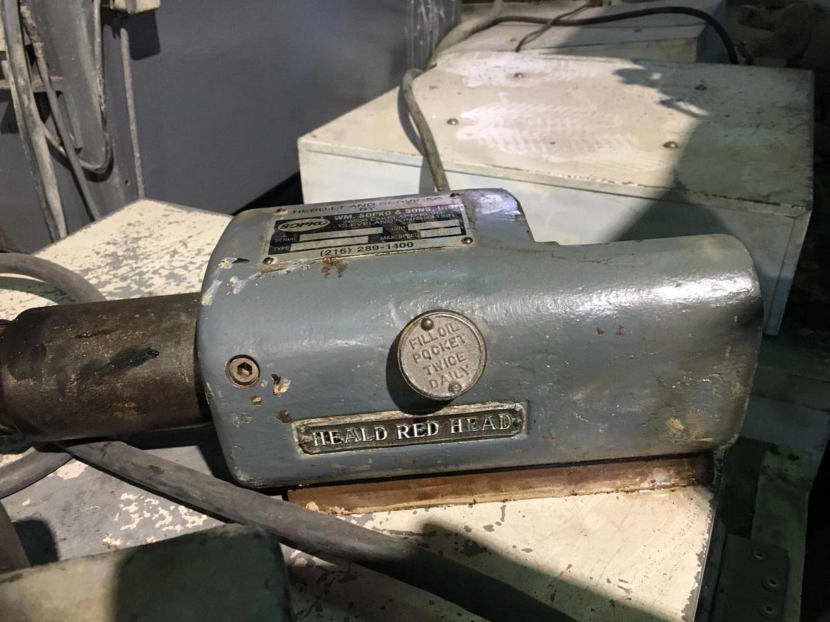 Used Heald Red Head Internal Grinding Spindle  W.M. Spoko 25,0000 RPM