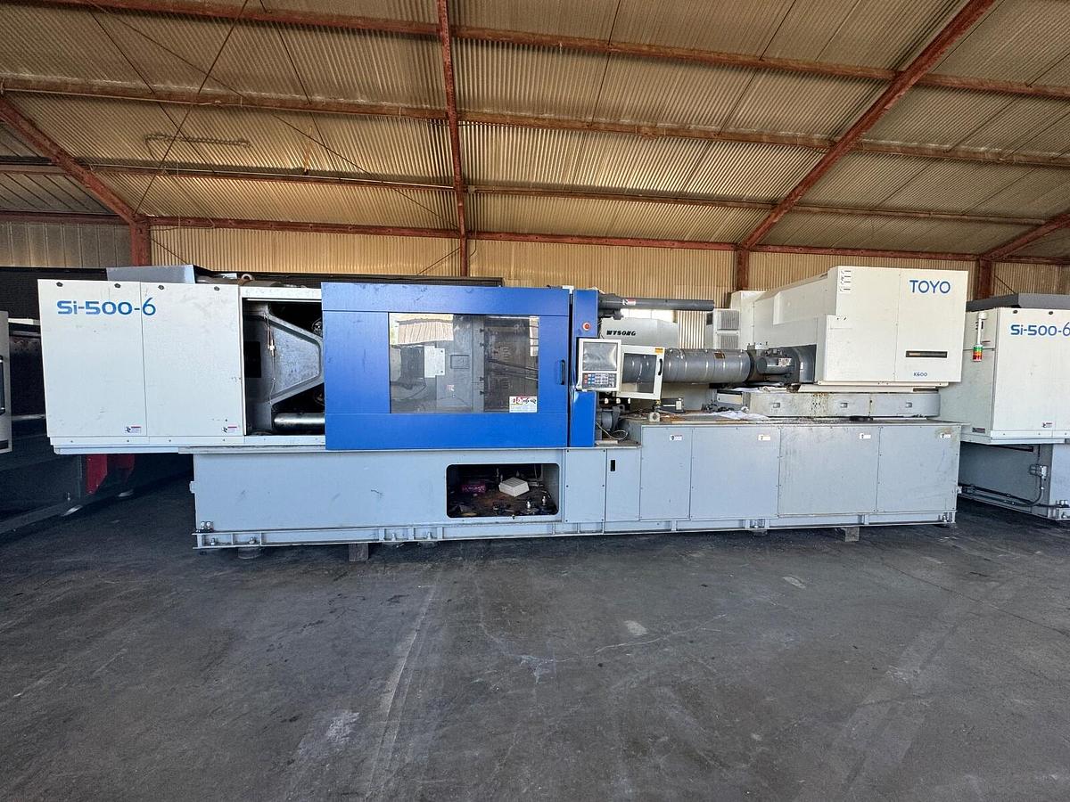 Used 2015 Toyo Si500-6 K600DU  55.51 oz shot.