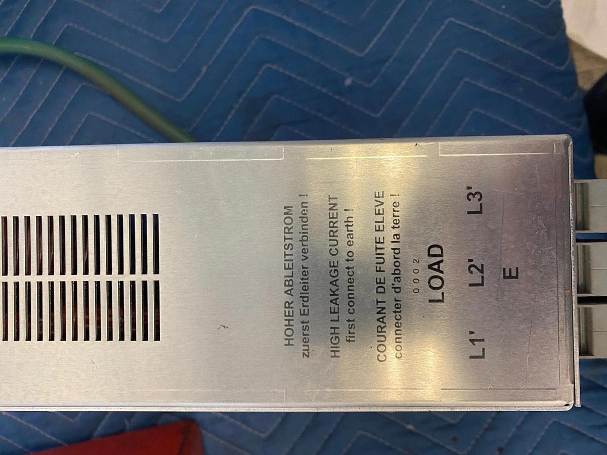 Used New Schaffner FN258-100-35 Power Line Filter 3-Phase